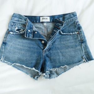 AGOLDE Parker Vintage Cut-Off Short in Lowkey